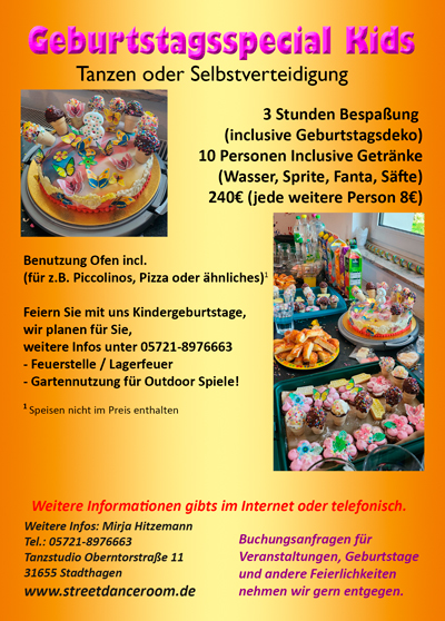 Flyer – Mirja Tanzschule